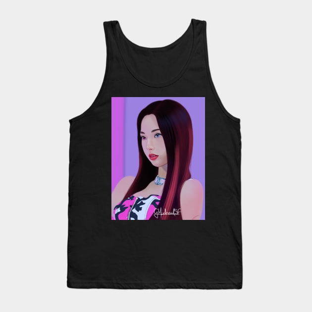 AESPA KARINA ART PRINT (FAN ART) Tank Top by GMICHAELSF